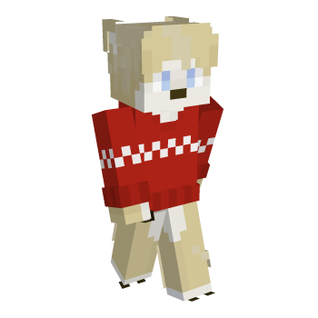 Festive Fox Minecraft Skin