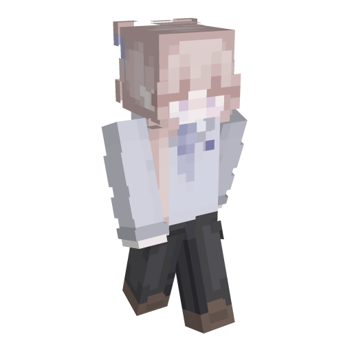 Light Blue Tie Minecraft Skin - Laby