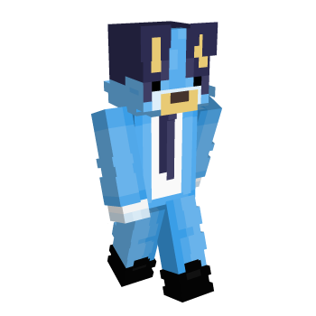 Blue Tuxedo Minecraft Skin