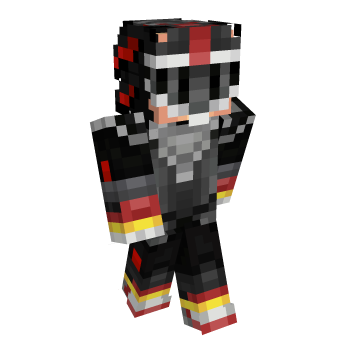 Satbk Shadow The Hedgehog Minecraft Skin