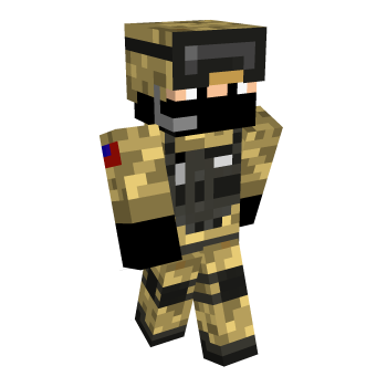 Solider Desert Minecraft Skin