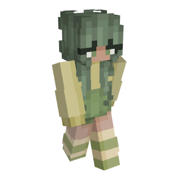 Pallette Contest Green Hair Minecraft Skin