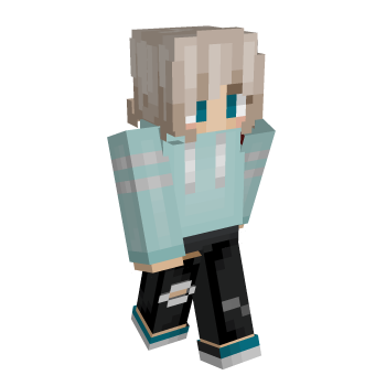 Aqua Sweatshirt Minecraft Skin