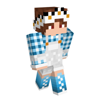Winter Non Binary Minecraft Skin
