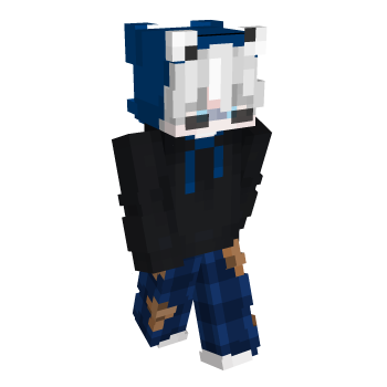 Glasses Blue Minecraft Skin