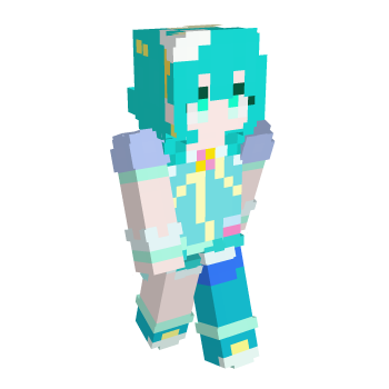 Anime Yellow Minecraft Skin