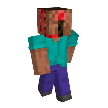 Redstone Steve Minecraft Skin