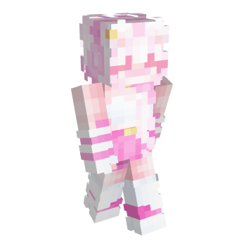 Headphones Pink Minecraft Skin