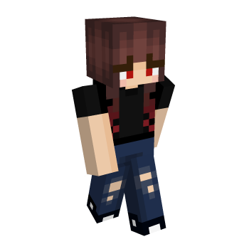 Red Head Brunette Minecraft Skin
