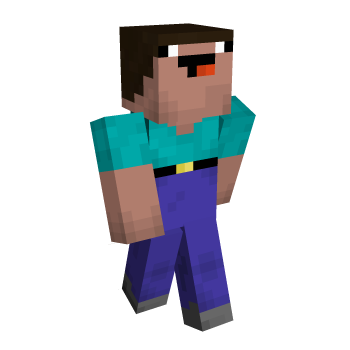 Blue Steve Minecraft Skin