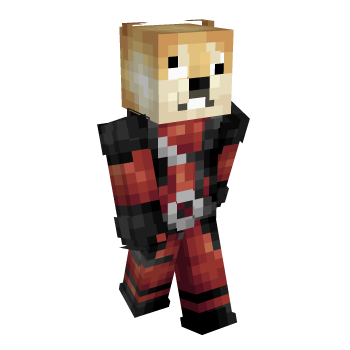 Deadpool Doge Minecraft Skin