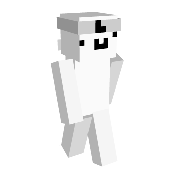 Slim White Minecraft Skin