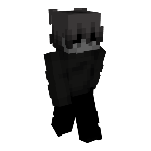 Black Gray Minecraft Skin | Laby