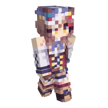 Aesthetic Colorful Minecraft Skin