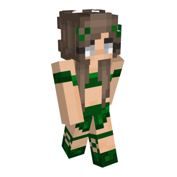 Brown Hair Forest Minecraft Skin