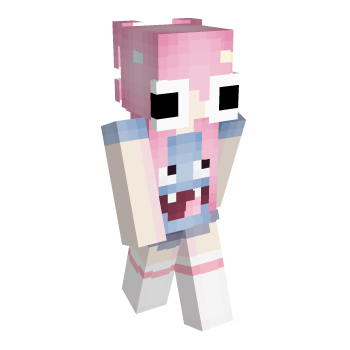 Blue Shirt Googly Eyes Minecraft Skin