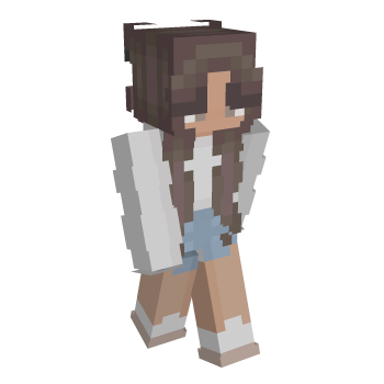 Brunette Chill Minecraft Skin