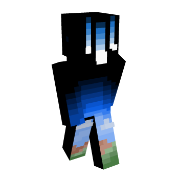 Earth Gradient Minecraft Skin