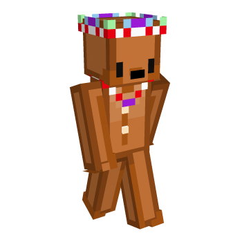 Youtuber Gingerbread Man Minecraft Skin