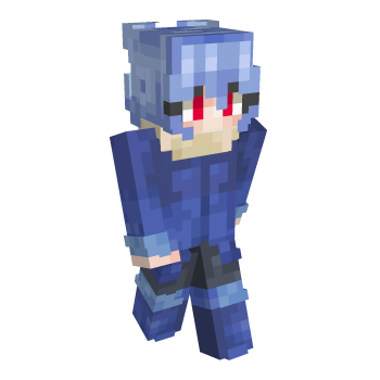 Anime Red Eyes Minecraft Skin
