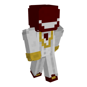 Maroon Gold Minecraft Skin