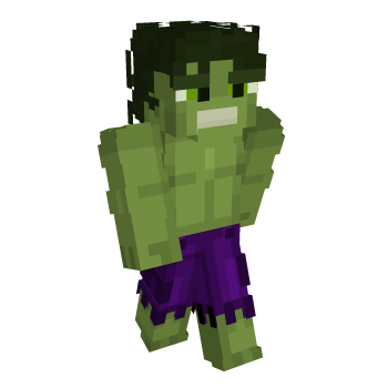 Hulk Marvel Minecraft Skin