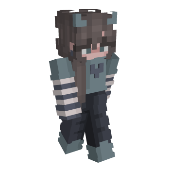 Navy Blue Eyes Minecraft Skin