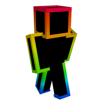 Rainbow Aura Minecraft Skin