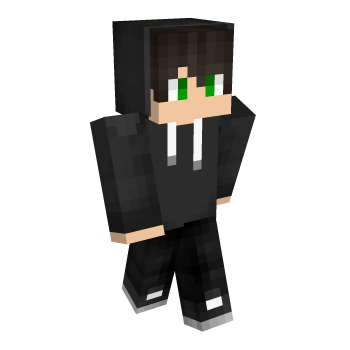 Green Eyes Hoodie Minecraft Skin
