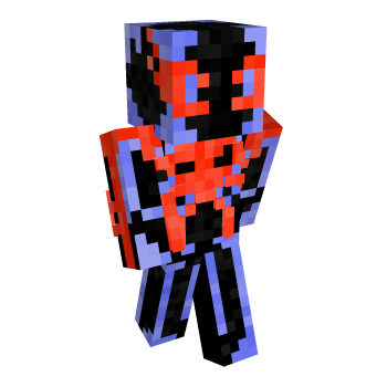 Spidey Spiderman 2099 Minecraft Skin