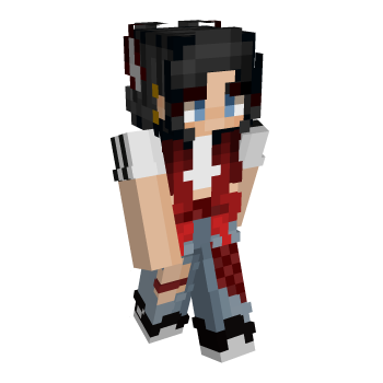 Girl Red Minecraft Skin