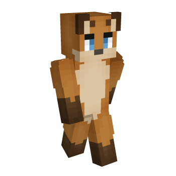 Furry Fox Minecraft Skin