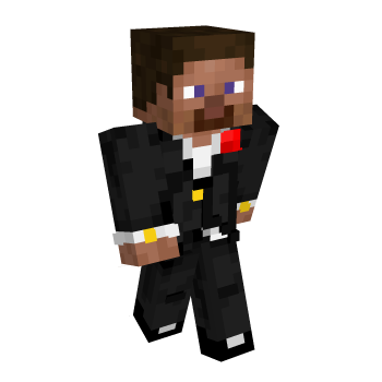New Tuxedo Steve Minecraft Skin