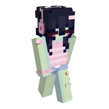 Pink Cute Minecraft Skin - Laby