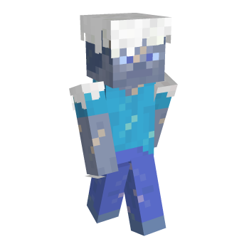 Snowy Steve Minecraft Skin