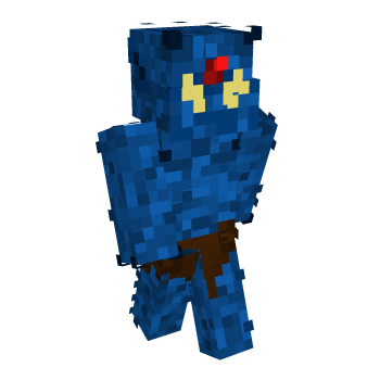 Fighter Blue Minecraft Skin