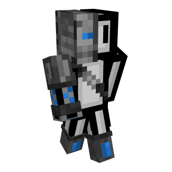 Futuristic Cyborg Minecraft Skin
