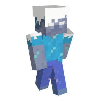 Snow Herobrine Minecraft Skin