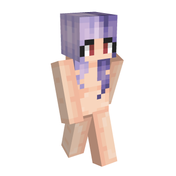 Purple Hair Purple Minecraft Skin
