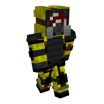 Hazmat Injured Minecraft Skin