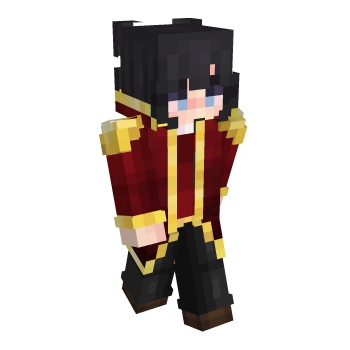Blue Eyes Royal Minecraft Skin