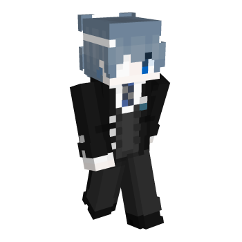 Eyepatch Bow Minecraft Skin