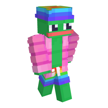 Frog Pepe Minecraft Skin
