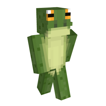 Frog Youtuber Minecraft Skin