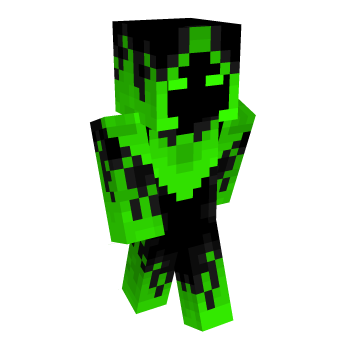 Creepy Emerald Minecraft Skin