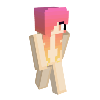 Hair Sunset Minecraft Skin