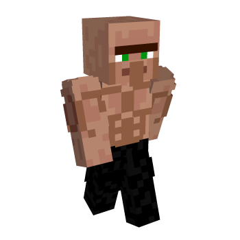 Villager Muscular Minecraft Skin