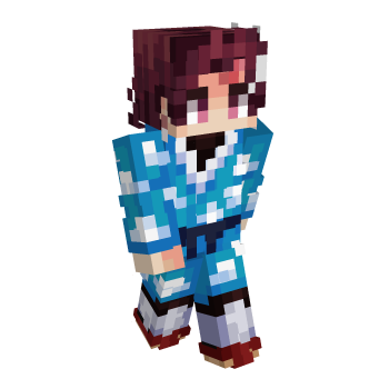 Demon Slayer Minecraft Skin