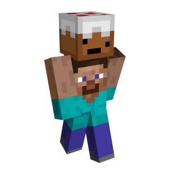 Cake Holding Minecraft Skin