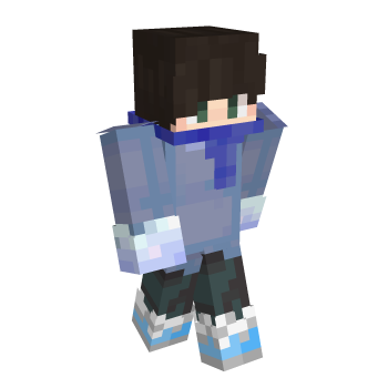 Green Eyes Winter Minecraft Skin